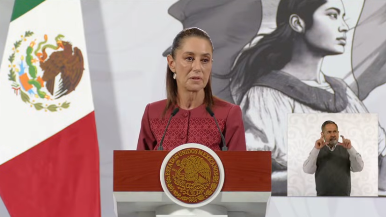 La Presidenta de México Claudia Sheinbaum Pardo habla de los bloqueos de agricultores y transportistas.