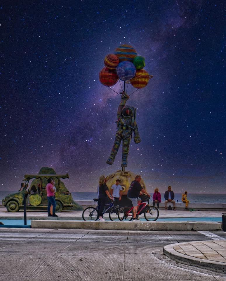 $!Un astronauta es el protagonista del Carnaval de Mazatlán