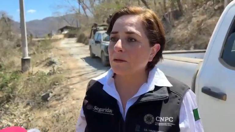 Laura Velézquez Alzúa, Coordinadora Nacional de Protección Civil, habla de los avances del operativo de rescate en la mina de Rosario.