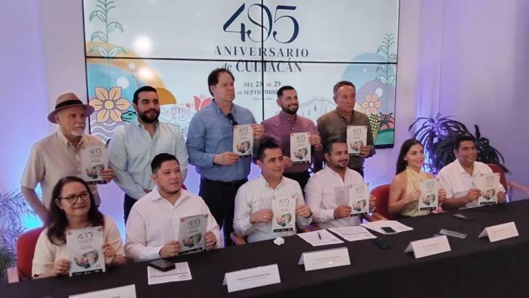 Autoridades de Culiacán dan a conocer las actividades por el aniversario de fundación de la ciudad.