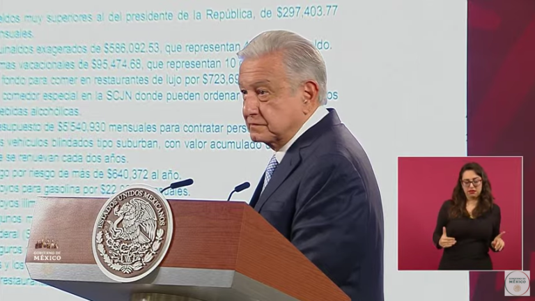 El Presidente Andrés Manuel López Obrador vuelve a criticar a la Suprema Corte de Justicia de la Nación.
