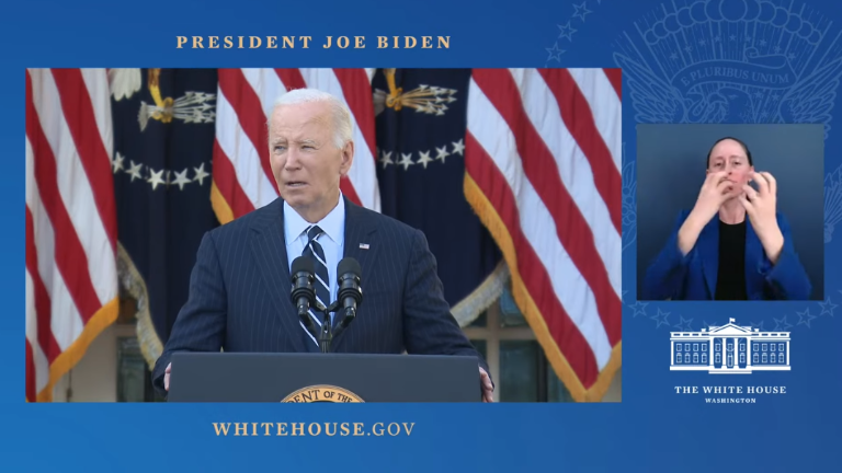 El Presidente de Estados Unidos Joe Biden da un mensaje tras las elecciones del martes.