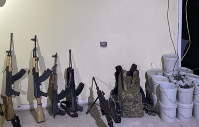 $!Semar asegura armas y cartuchos en Navolato durante operativo federal