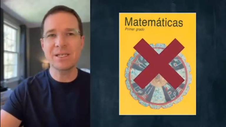 Ricardo Anaya comparte un nuevo video en redes sociales en el que señala errores en los libros de texto gratuitos de la SEP.