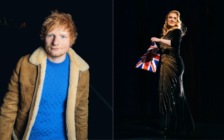 Rechazan Adele y Ed Sheeran cantar en la coronación del rey Carlos