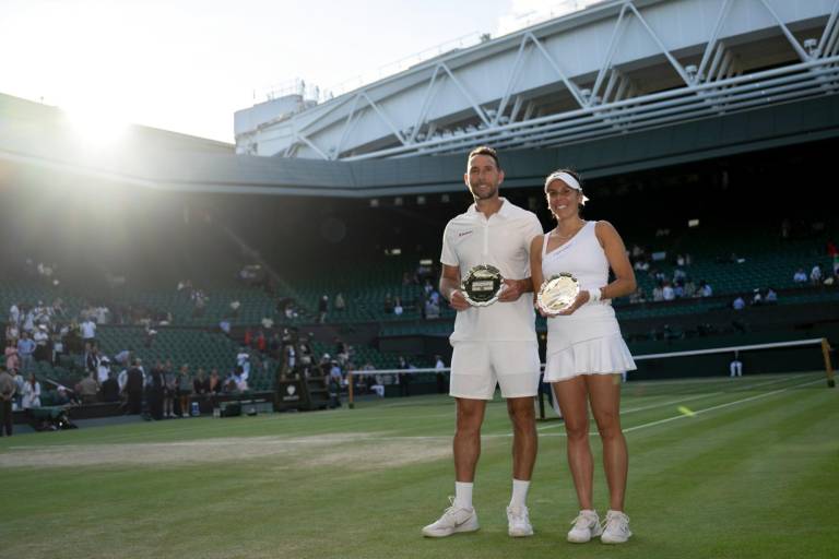 Giuliana Olmos y Santiago González quedan subcampeones en Wimbledon