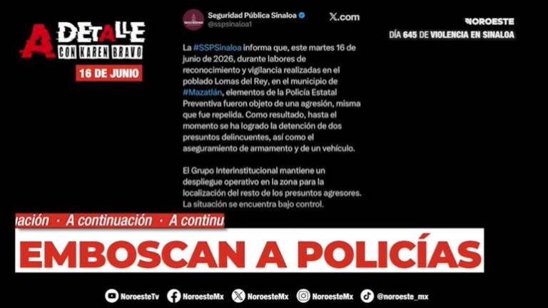 Ponte al día con las noticias que importan en Sinaloa.