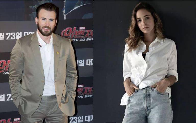 Confirma Chris Evans su noviazgo con Alba Baptista