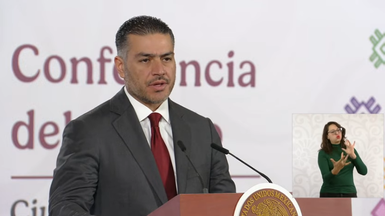 Omar García Harfuch, Secretario de Seguridad, habla del caso de los trabajadores mineros desaparecidos en Concordia.