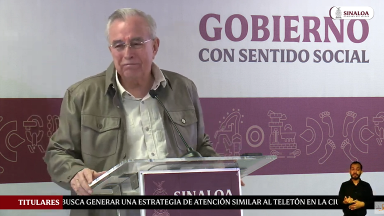 El Gobernador de Sinaloa Rubén Rocha Moya habla sobre su comparecencia en el Congreso.