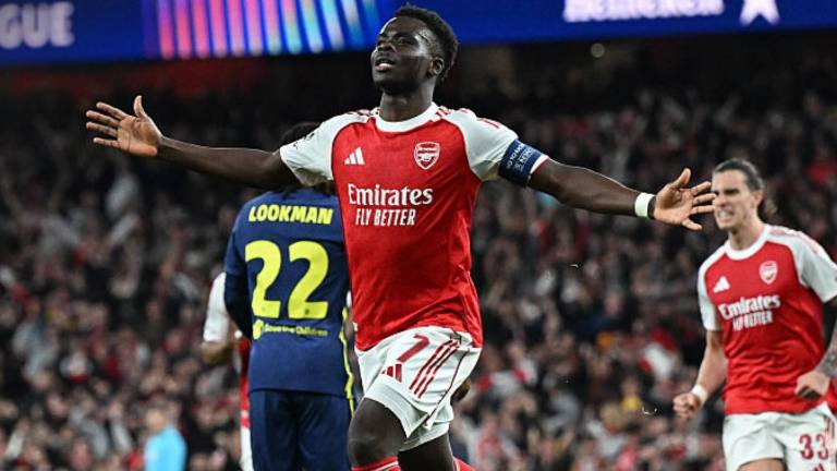 Bukayo Saka anotó el gol en los segundos finales del primer tiempo en la Vuelta y con eso, el Arsenal regresó a una final de la Champions tras 20 años de ausencia.