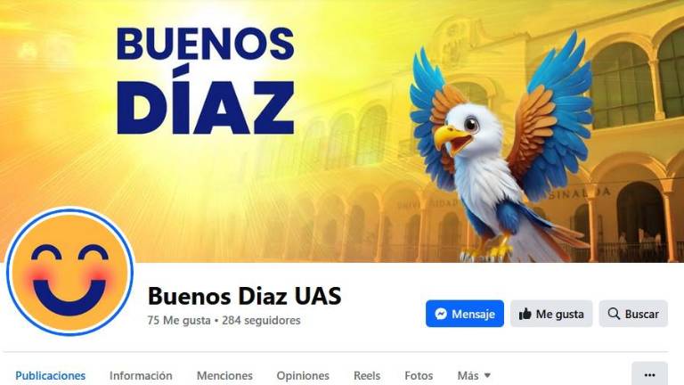 Página de Facebook para promover la candidatura de Denise Díaz Quiñónez para la Rectoría de la UAS.