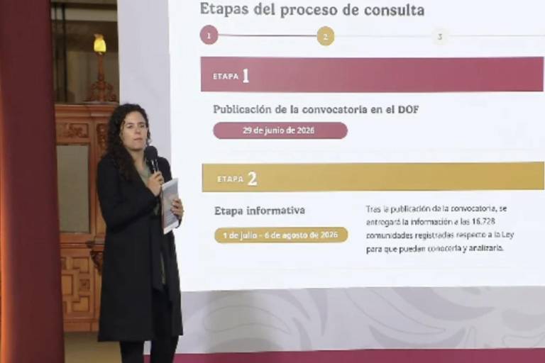 Luisa María Alcalde Luján anuncia el inicio del proyecto de consulta para la nueva Ley Indígena.