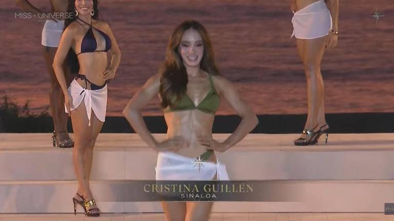 Cristina Guillén, de Sinaloa, compite en la semifinal.