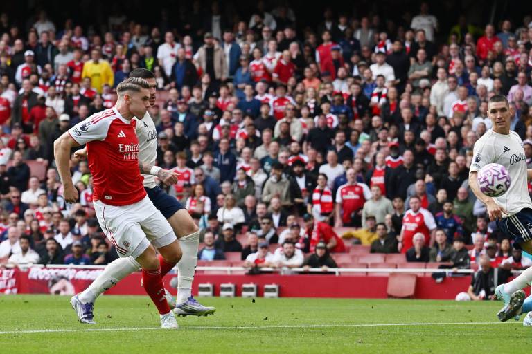 Zubimendi ilusiona al Arsenal, que golea al Nottingham