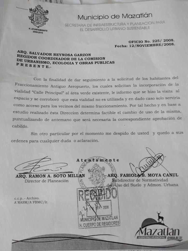 $!Lucharán por su área verde hasta las últimas consecuencias, aseguran vecinos del Fraccionamiento Antiguo Aeropuerto en Mazatlán