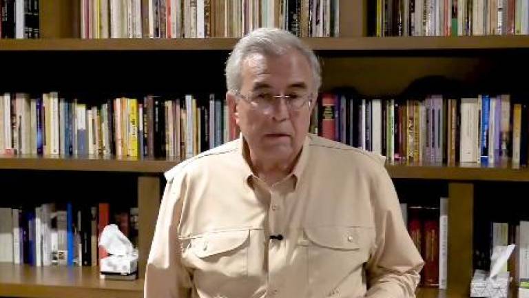 Rubén Rocha Moya, Gobernador de Sinaloa, en un mensaje en video.