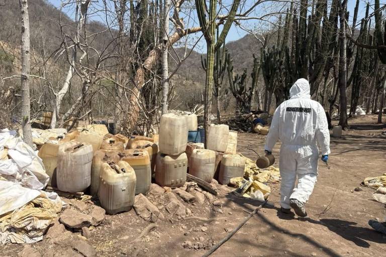 Desmantelan tres laboratorios clandestinos en Culiacán y Cosalá
