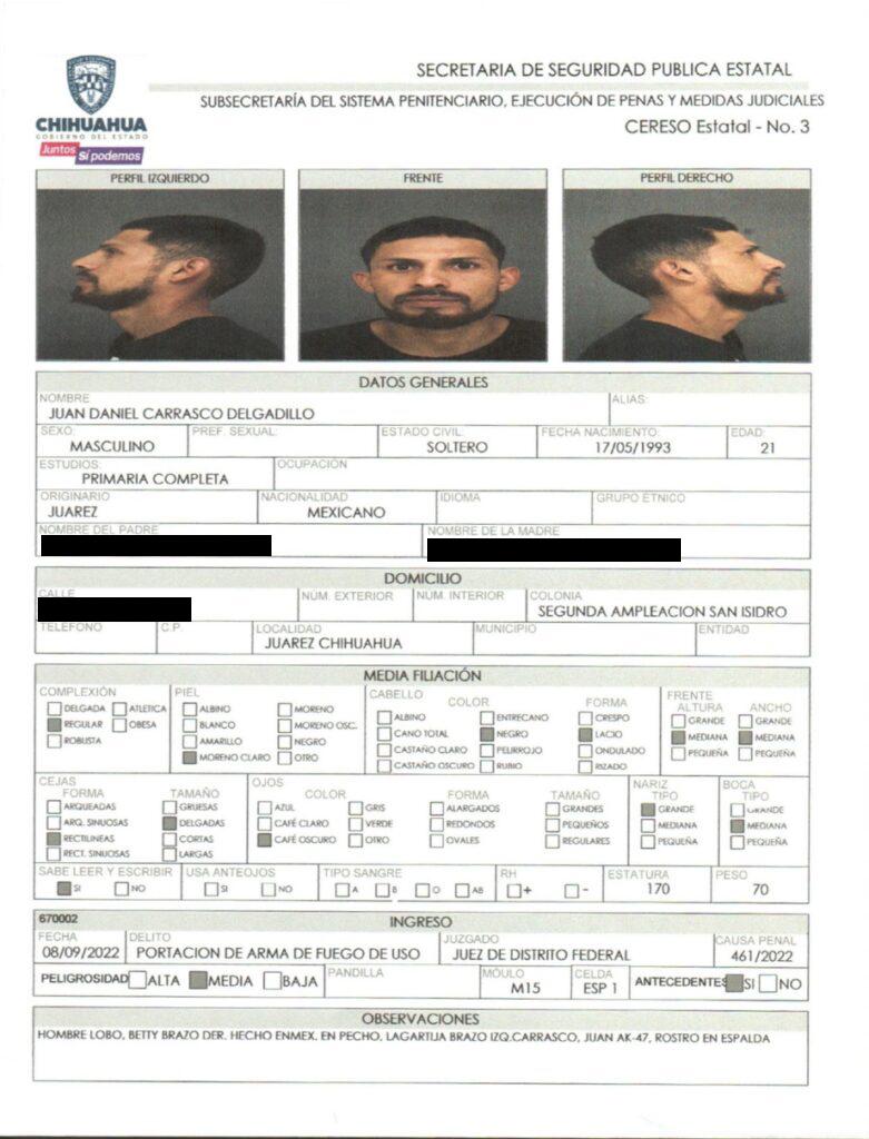 $!Homicidas, secuestradores y sicarios, los reos fugados del Cereso de Ciudad Juárez