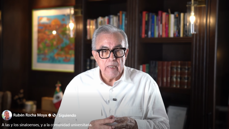 El Gobernador de Sinaloa Rubén Rocha Moya anuncia el pago pendiente en la UAS.