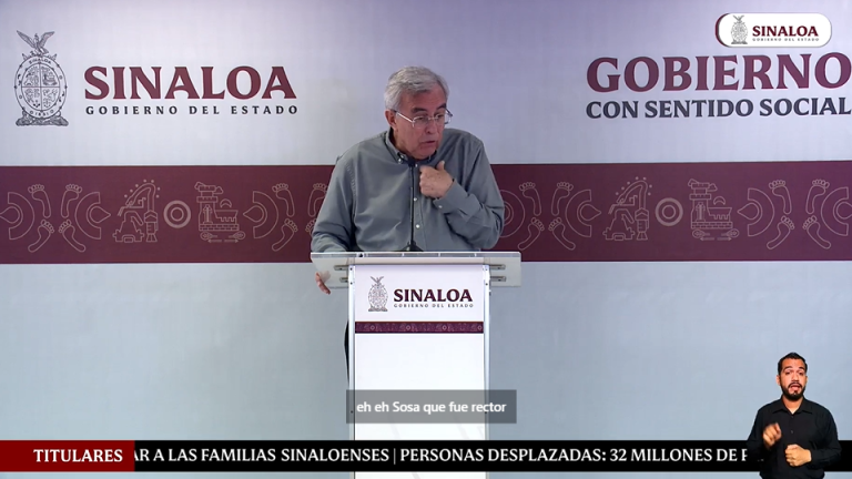El PAS está violando la autonomía de la UAS, asegura Gobernador Rubén Rocha Moya