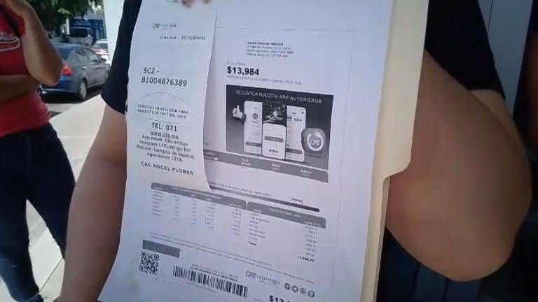 Recibos de más de 10 mil pesos en el consumo de luz genera inconformidades en diferentes regiones de Sinaloa.