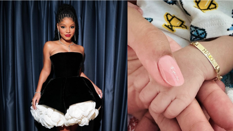 La actriz Halle Bailey da a luz a su primer hijo.