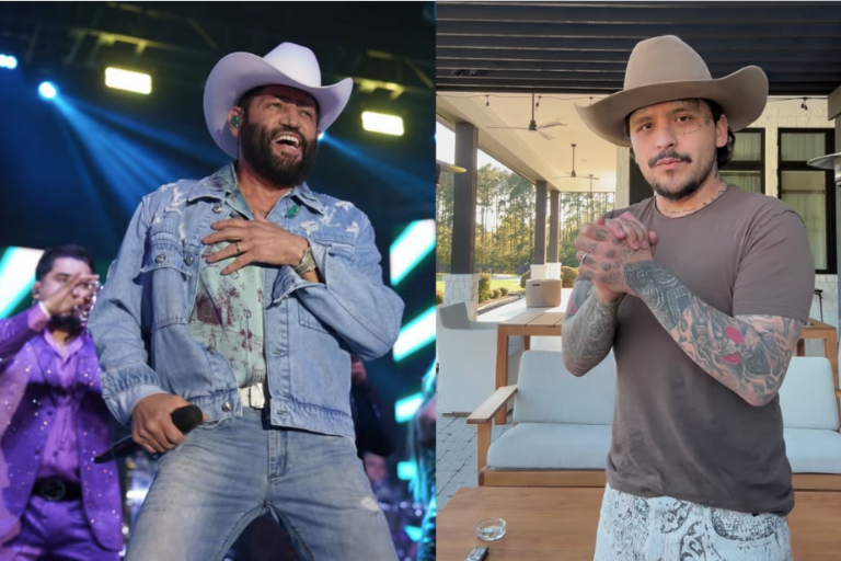 Graba Christian Nodal tema junto a Pancho Barraza