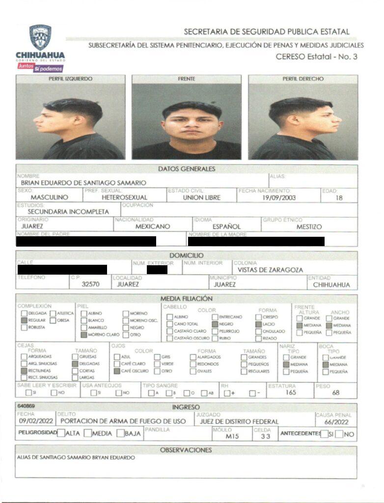 $!Homicidas, secuestradores y sicarios, los reos fugados del Cereso de Ciudad Juárez