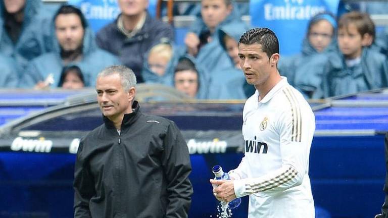 Mourinho hizo llorar a Cristiano Ronaldo.
