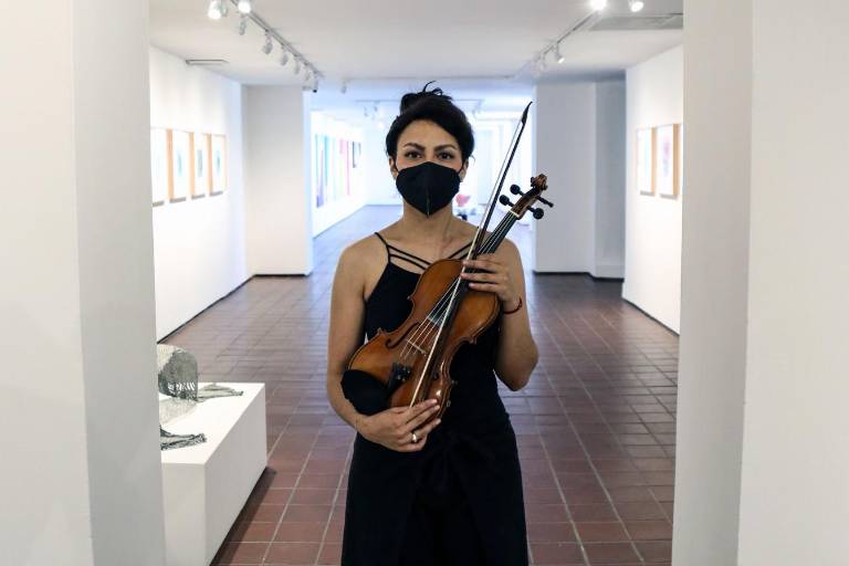 Participará la violinista Victoria Camacho en ‘Virtuosos y Virtuales de la OSSLA’