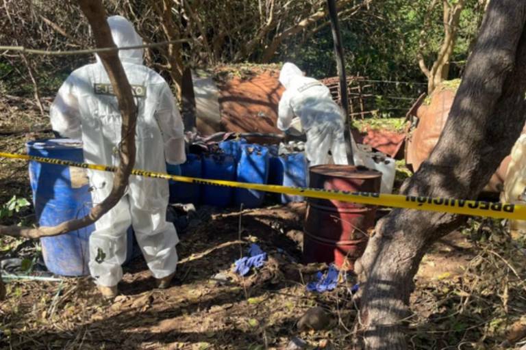 Ejército asegura más de 10 mil litros de precursores químicos en Culiacán y Cosalá