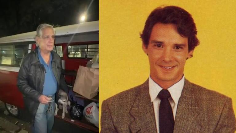 Alejandro Landero, ex galán de Televisa, ahora vive en situación de calle.