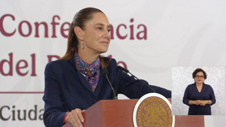 La Presidenta de México defiende que pueda hablar de la revocación de mandato.
