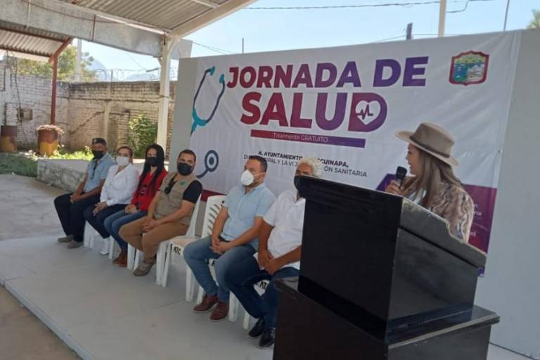 Realizan DIF Escuinapa y Ayuntamiento jornada de salud en Palmillas