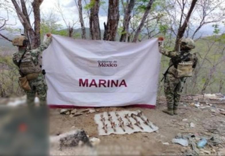 $!Autoridades federales Aseguran arsenal en Culiacán y granadas en Elota