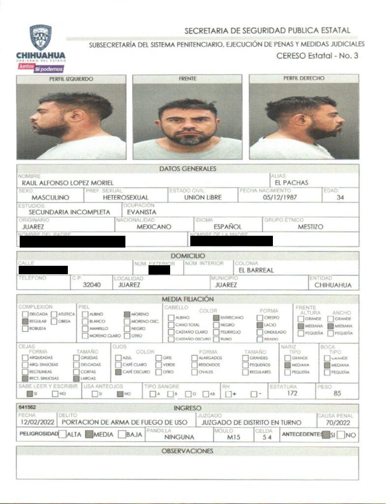 $!Homicidas, secuestradores y sicarios, los reos fugados del Cereso de Ciudad Juárez