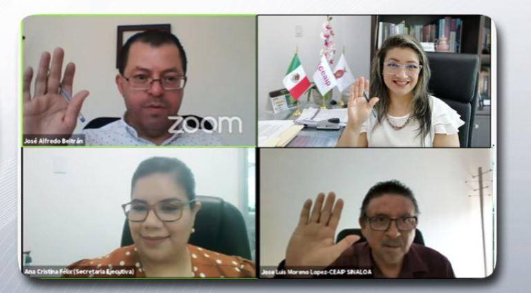 La plenaria de Ceaip es conformada por los comisionados José Alfredo Beltrán Estrada, Liliana Margarita Campuzano Vega y José Luis Moreno López.