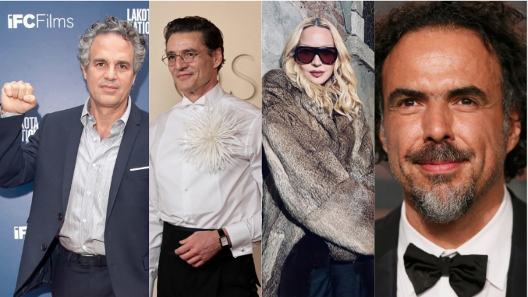 Mark Ruffalo, Pedro Pascal, Madonna y Alejandro González Iñárritu.