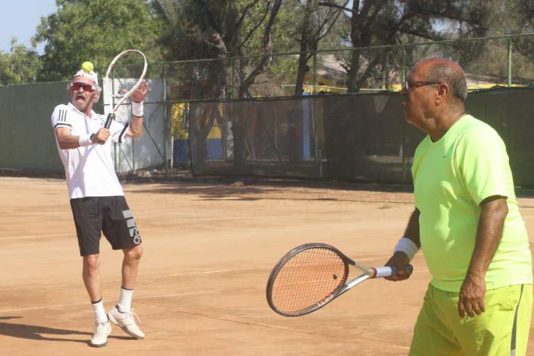 Gavica y Chicuate se imponen en segunda jornada de Torneo de Tenis 60 Años y Más del Muralla