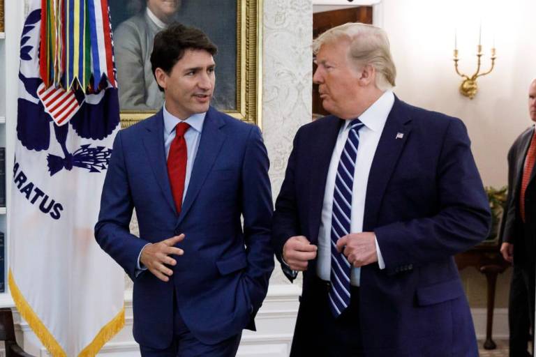 Trudeau habla con Trump de comercio y seguridad fronteriza, tras amago de aranceles