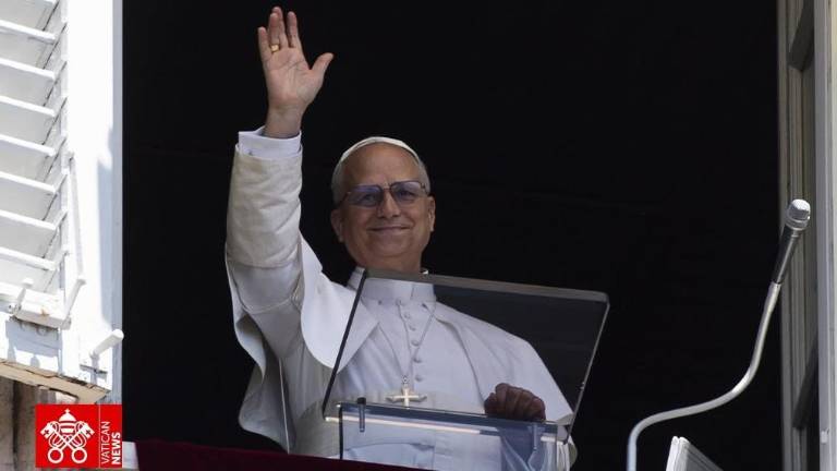El Papa León XIV saludó desde la ventana de su estudio en El Vaticano y expresó su solidaridad con México tras las recientes inundaciones en el País.