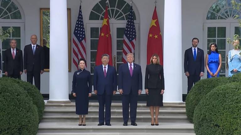 El Presidente de Estados Unidos, Donald John Trump, recibió al presidente de la República Popular China, Xi Jinping.