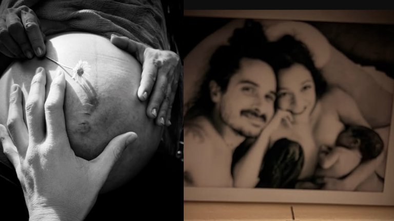 La cantante comparte imágenes del nacimiento de su bebé.