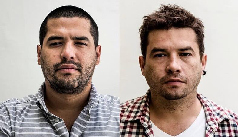 $!Ganadores de la categoría Texto: Óscar Martínez, jefe de redacción del periódico digital El Faro y Carlos Martínez, de investigaciones especiales de El Faro.