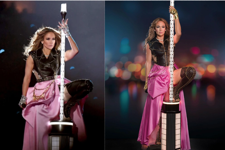 Inmortaliza museo de cera actuación de Jennifer Lopez en el Super Bowl LIV