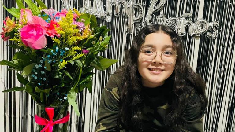 Danna Isabella Sánchez Bustamante cumplió 12 años y los celebró con un grato convivio familiar.