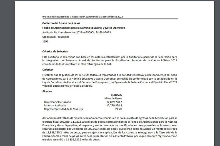 Halla ASF posible daño al erario de 166 millones en SEPyC durante 2022