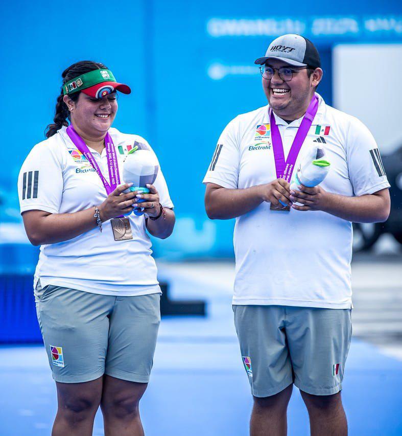 $!México conquista oro histórico en arco compuesto femenil en el Mundial de Gwangju 2025
