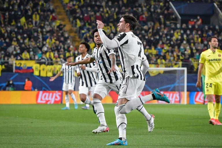 Villarreal y Juventus igualan 1-1 en la Champions